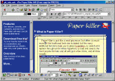 Get PaperKiller - Software for creating manuals, user guides, building manual, making CD, create electronic documents, make HTMLHelp CHM software documentation, build WinHelp, HLP, helpfiles help files